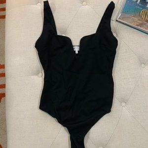 By the way - black tank bodysuit